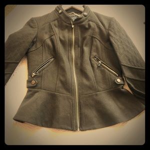 Ladies Blanc Noir army green zip up jacket 🧥